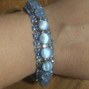 Vintage Australian blue crystal bracelet